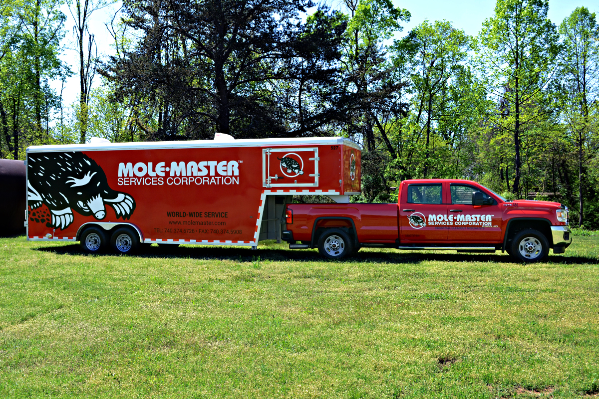 1 Red Truck and Trailer