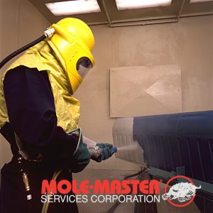 Mole•Master’s™ Soda Blasting services are ideal for cleaning the interior and exterior of grain, pet food and food processing silos, bins and equipment.