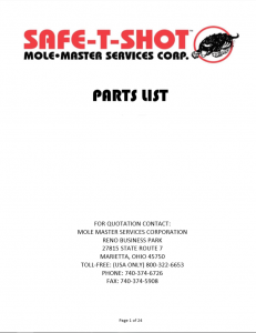 sts-parts-list