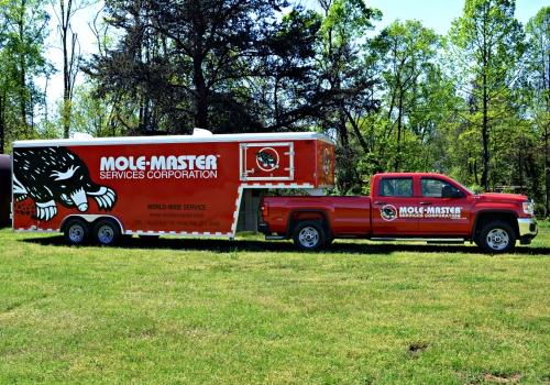 1 Red Truck and Trailer